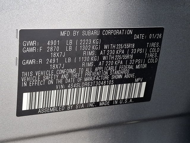 2026 Subaru Forester Limited