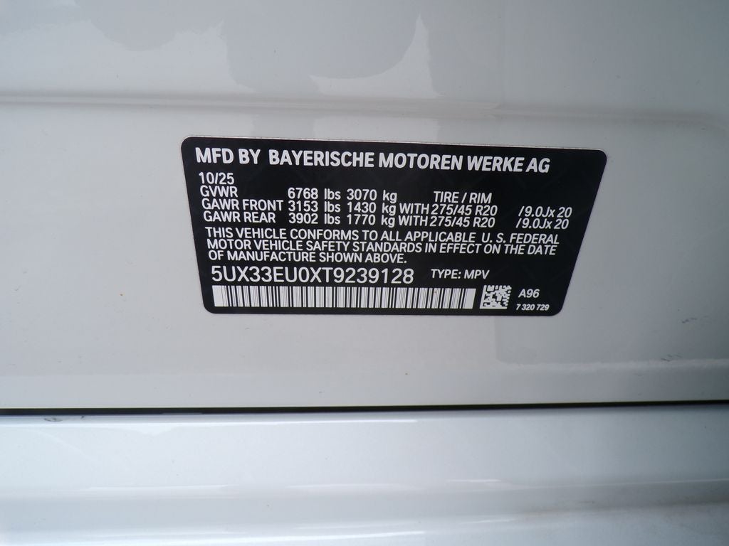 2026 BMW X5 M60i