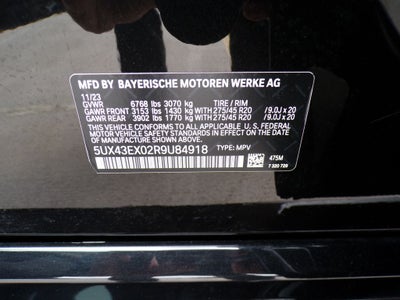 2024 BMW X6 M60i