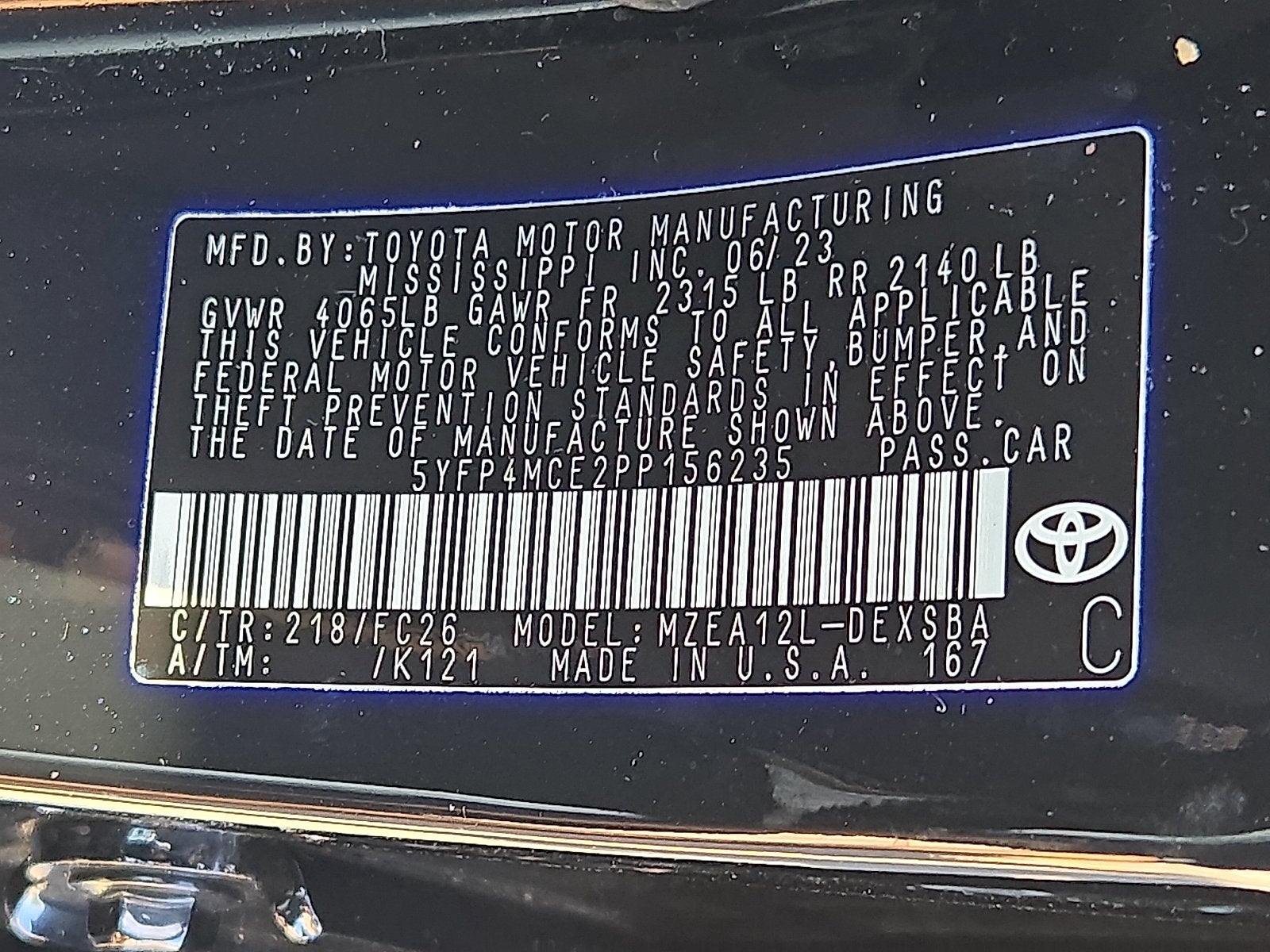 2023 Toyota Corolla SE