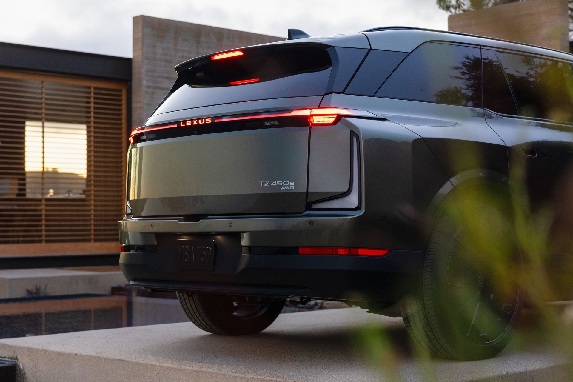 2027 Lexus rear view