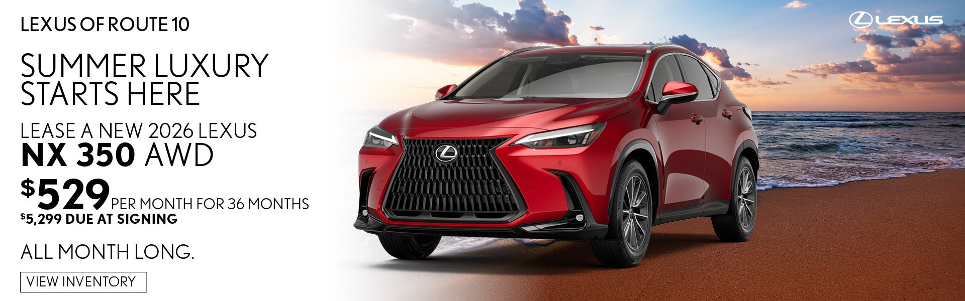 Lexus NX $529/mo